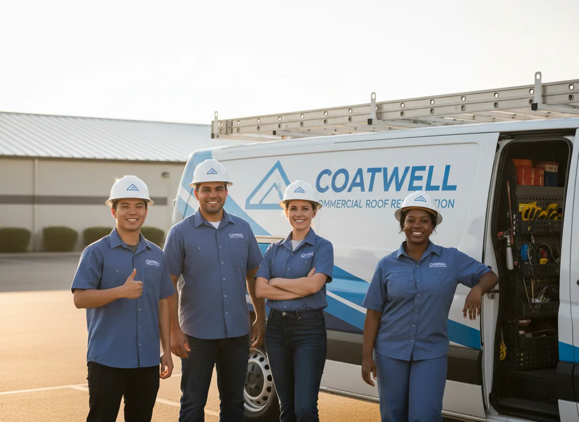 Commercial roof coating company in Manito, IL